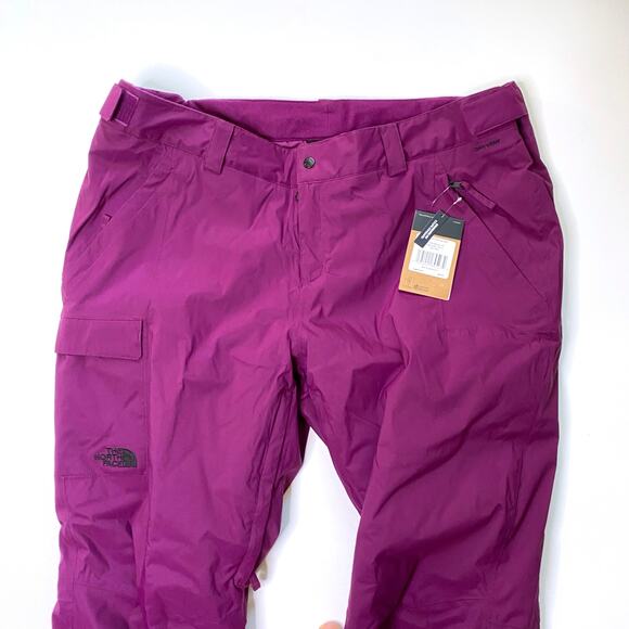 NEW North Face Freedom Insulated Snow Pants Womens Plus Size 3X Dark Purple $169 - Picture 3 of 7